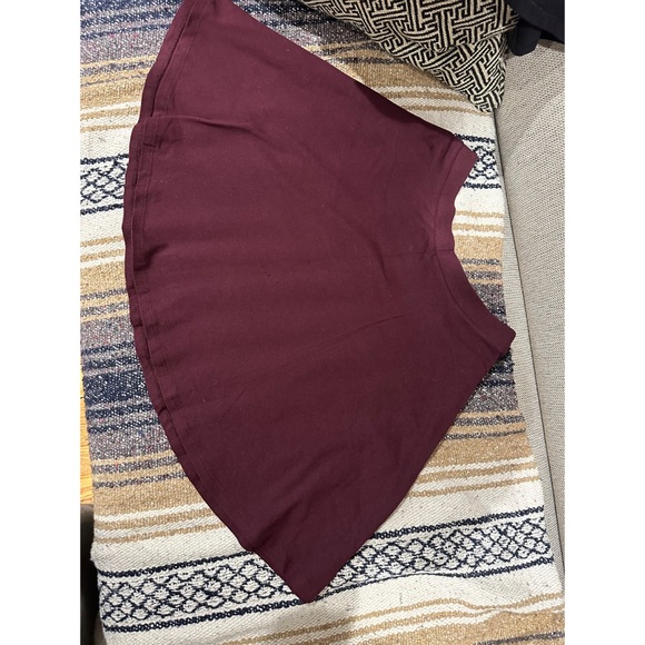 Skater Skirt   Brand: Forever 21    Size: Small    Color: Burgundy - Picture 1 of 2